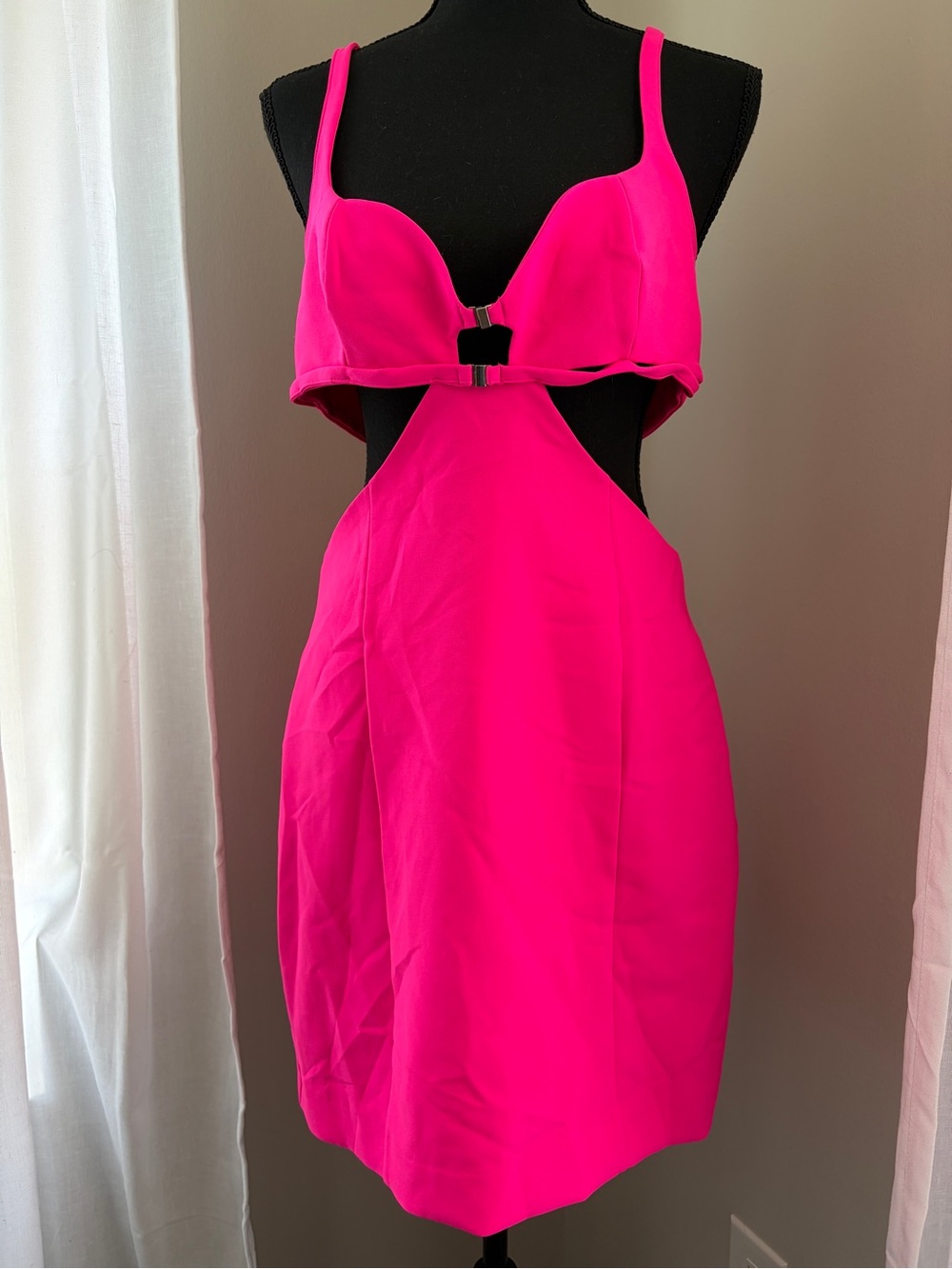 NWT Zara Pink Cocktail Dress size L